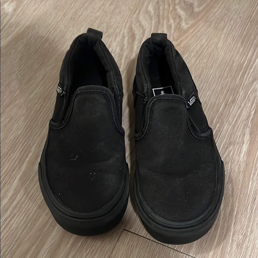 Vans Black Slip-On Shoes